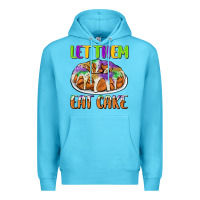 Ocean Blue let them eat cake Premium Hoodie - CowGirlArtShop