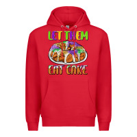 Red let them eat cake Premium Hoodie - CowGirlArtShop