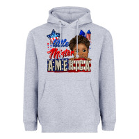 Heather Grey little mister america black boy Heavyweight Hoodie - CowGirlArtShop