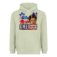 Little Mister America Black Boy Heavyweight Hoodie | Teevron