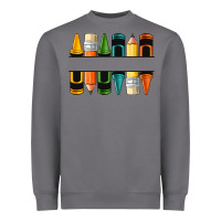 Storm custom crayons with pencil Heavyweight Sweatshirt - NancyCooperArtShop