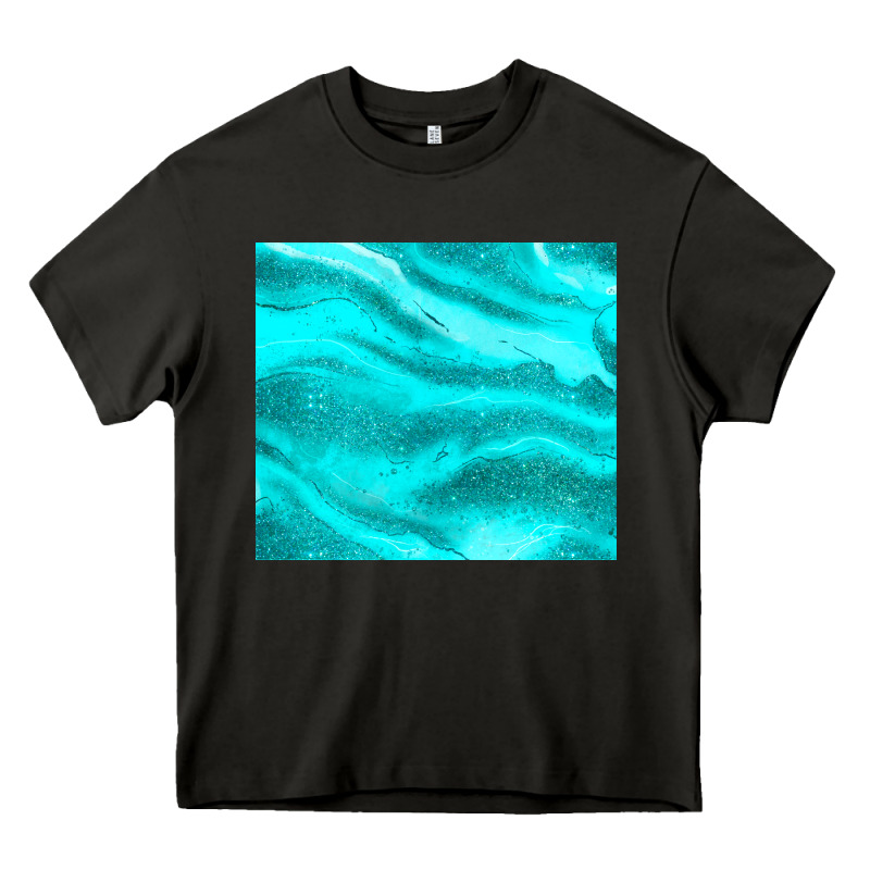 Turquoise Glitter Heavy Core Tee by JahusDesignShop | Teevron