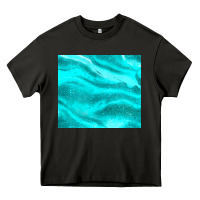 Asphalt turquoise glitter Heavy Core Tee - JahusDesignShop