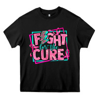 Black fight for the cure Heavy Core Tee - AdoDesignShop