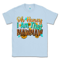 Dusty Blue oh honey i am that mawmaw nca Classic Tee - NancyCooperArtShop