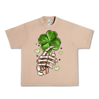 Burro skeleton hand with shamrock st patrick s day Urban Heavy Tee - MaliasSmallBusiness
