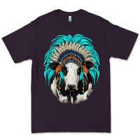 Plum holstein indian headdress Premium Tee - JahusDesignShop