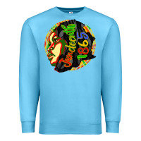 Ocean Blue juneteenth 1865 Premium Sweatshirt - CowGirlArtShop