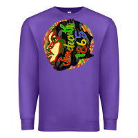 Purple juneteenth 1865 Premium Sweatshirt - CowGirlArtShop