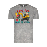 Cloud Rock i dig 100 days of school excavator Vintage Tee - MaliasSmallBusiness