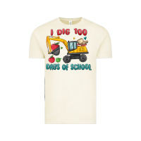 Vintage Arctic i dig 100 days of school excavator Vintage Tee - MaliasSmallBusiness