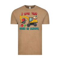Vintage Coffee i dig 100 days of school excavator Vintage Tee - MaliasSmallBusiness