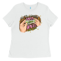 White all the pretty girls roll like this Ladies Tee - JahusDesignShop