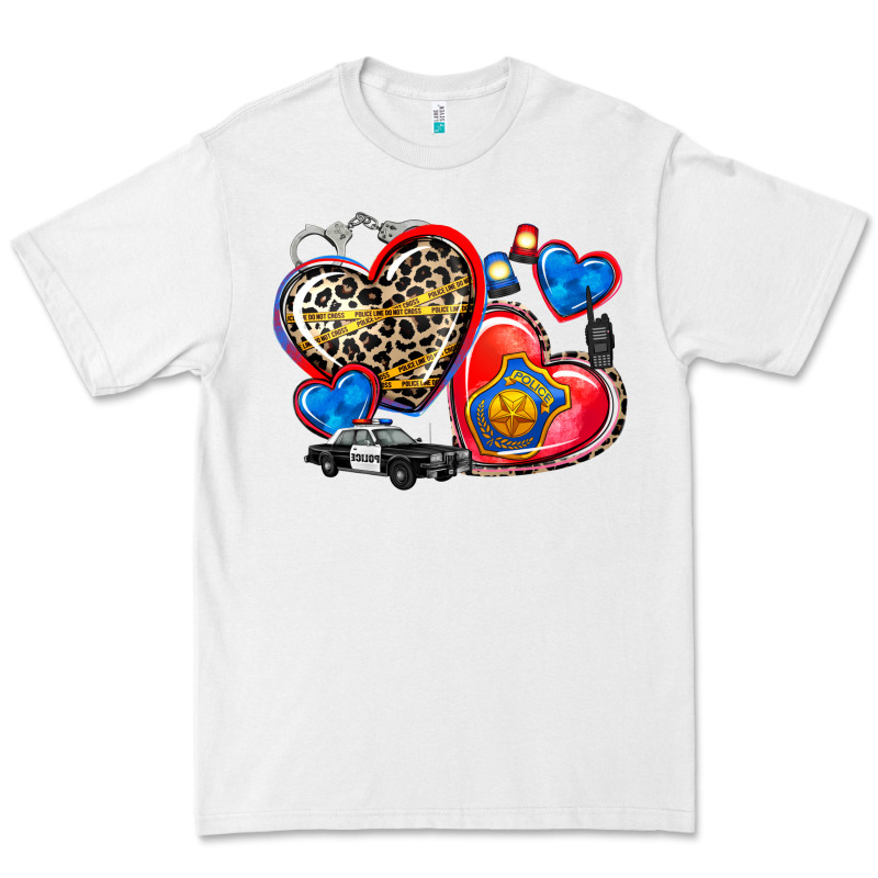 Western Leopard  Police Hearts Premium Tee by AdoDesignShop | Teevron