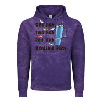 Cloud Purple one fish two fish red fish boujee fish Vintage Hoodie - MaliasSmallBusiness