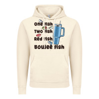 Vintage Artic one fish two fish red fish boujee fish Vintage Hoodie - MaliasSmallBusiness
