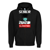 Black Senior 2020 Quarantined Zipper Hoodie - Bettercallsaul
