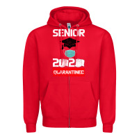 Senior 2020 Quarantined Zipper Hoodie | Teevron
