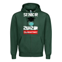 Sports Green Senior 2020 Quarantined Zipper Hoodie - Bettercallsaul