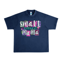 Navy small business mama Urban Heavy Tee - MaliasSmallBusiness