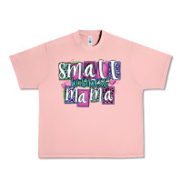 Salmon small business mama Urban Heavy Tee - MaliasSmallBusiness