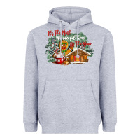 Heather Grey its the wonderful time of the year Heavyweight Hoodie - CowGirlArtShop