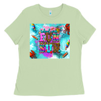 Matcha summer break and school Ladies Tee - AdoDesignShop