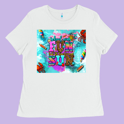 Summer Break And School Ladies Tee Designed By Adodesignshop
