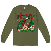 Army Green have a holly dolly christmas Long Sleeve Tee - MaliasSmallBusiness