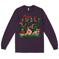 Plum have a holly dolly christmas Long Sleeve Tee - MaliasSmallBusiness
