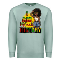 Seafoam i am black history juneteenth Premium Sweatshirt - CowGirlArtShop
