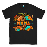 Black Thankful grateful blessed mama pumpkin Classic Tee - NancyCooperArtShop