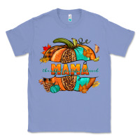 Colony Blue Thankful grateful blessed mama pumpkin Classic Tee - NancyCooperArtShop