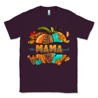 Plum Thankful grateful blessed mama pumpkin Classic Tee - NancyCooperArtShop
