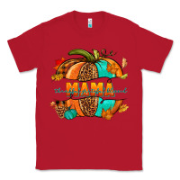 Red Thankful grateful blessed mama pumpkin Classic Tee - NancyCooperArtShop