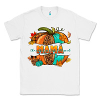 White Thankful grateful blessed mama pumpkin Classic Tee - NancyCooperArtShop