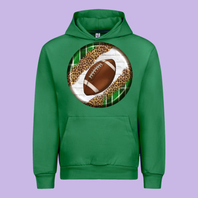 American Football Round Carrings 2 Urban Hoodie Designed By Bundleandbundleshop