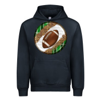 Navy American Football Round Carrings 2 Urban Hoodie - BundleAndBundleShop