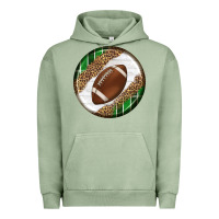 Pigment Oil Green American Football Round Carrings 2 Urban Hoodie - BundleAndBundleShop