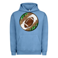Pigment Pebble Blue American Football Round Carrings 2 Urban Hoodie - BundleAndBundleShop