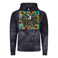Cloud Black western blessed sunflower's Vintage Hoodie - RanaPortraitStore