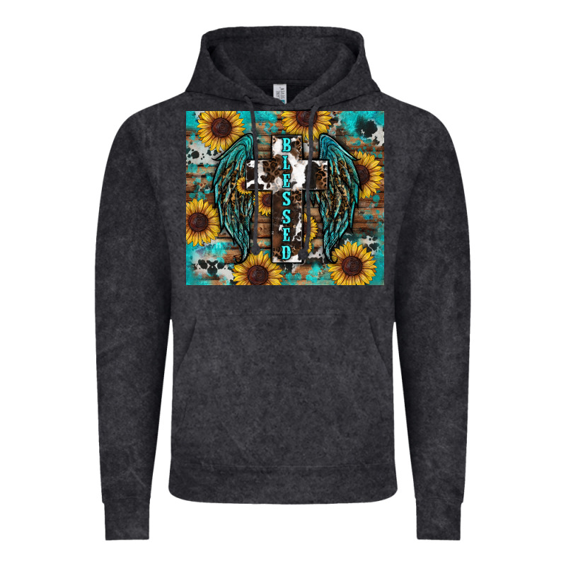 Western Blessed Sunflower's Vintage Hoodie by RanaPortraitStore | Teevron