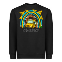 Black bus driver rainbow Heavyweight Sweatshirt - NancyCooperArtShop