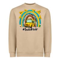 Mushroom bus driver rainbow Heavyweight Sweatshirt - NancyCooperArtShop
