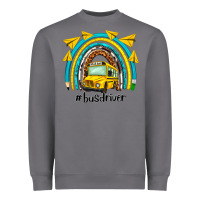 Storm bus driver rainbow Heavyweight Sweatshirt - NancyCooperArtShop