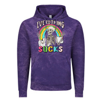 Cloud Purple everything sucks Vintage Hoodie - MaliasSmallBusiness