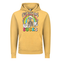 Vintage Mustard everything sucks Vintage Hoodie - MaliasSmallBusiness