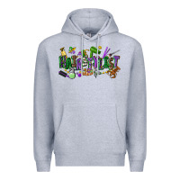 Heather Grey hairstylist mardi gras Premium Hoodie - CowGirlArtShop