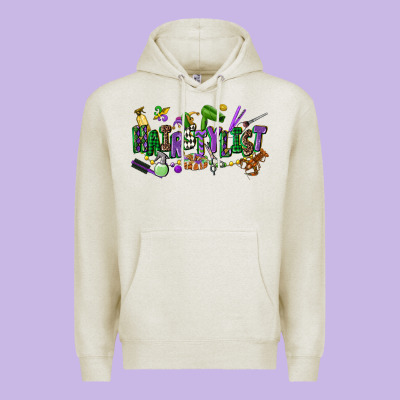 Hairstylist Mardi Gras Premium Hoodie Designed By Cowgirlartshop