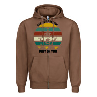Chestnut Eff You See Kay Why Oh You Zipper Hoodie - Bettercallsaul